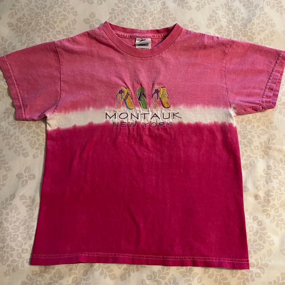 Kids MONTAUK shirt | Pink | Youth Med 10-12